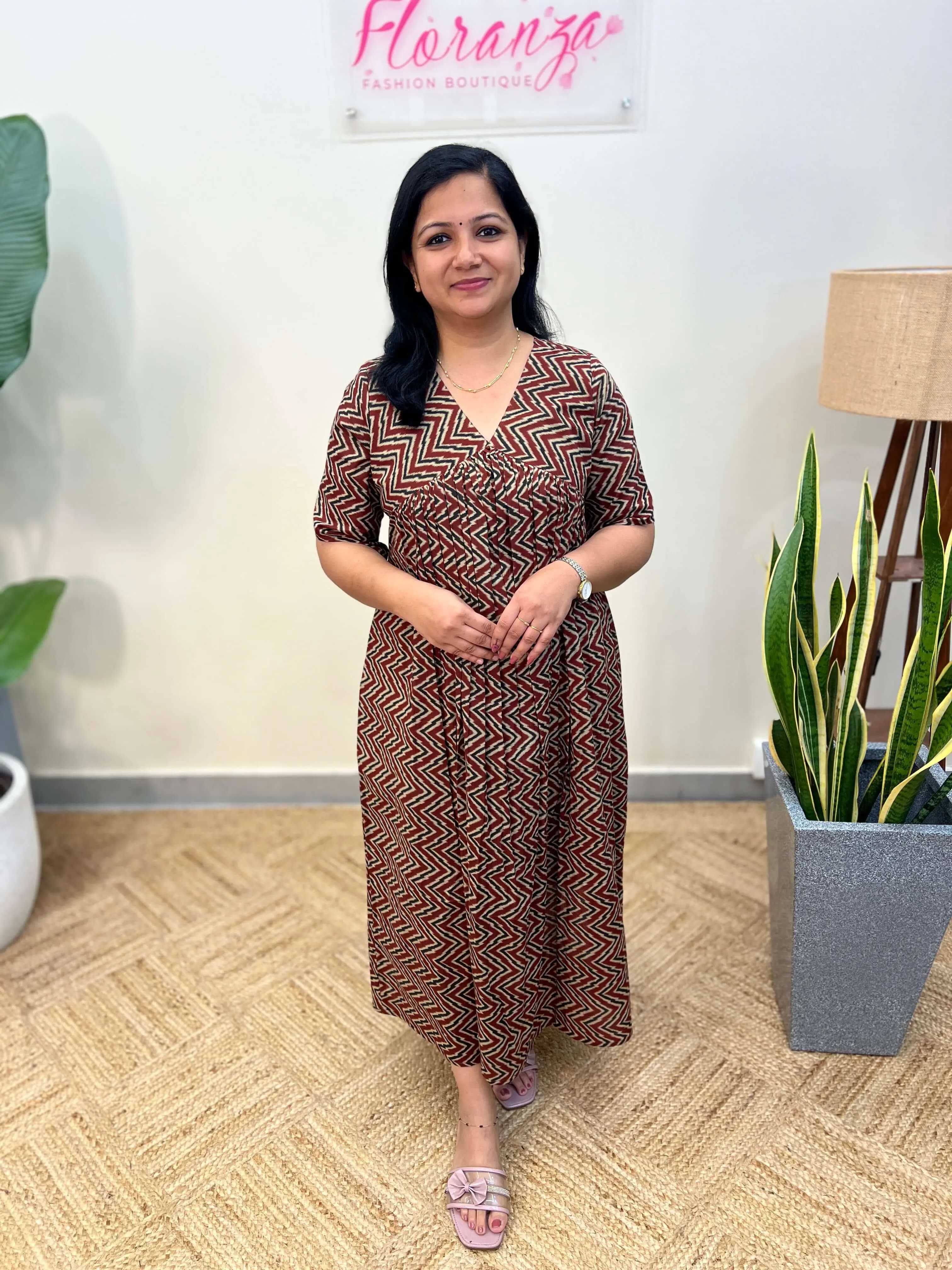 Florista Alia Cut Kurti In  Cotton - F