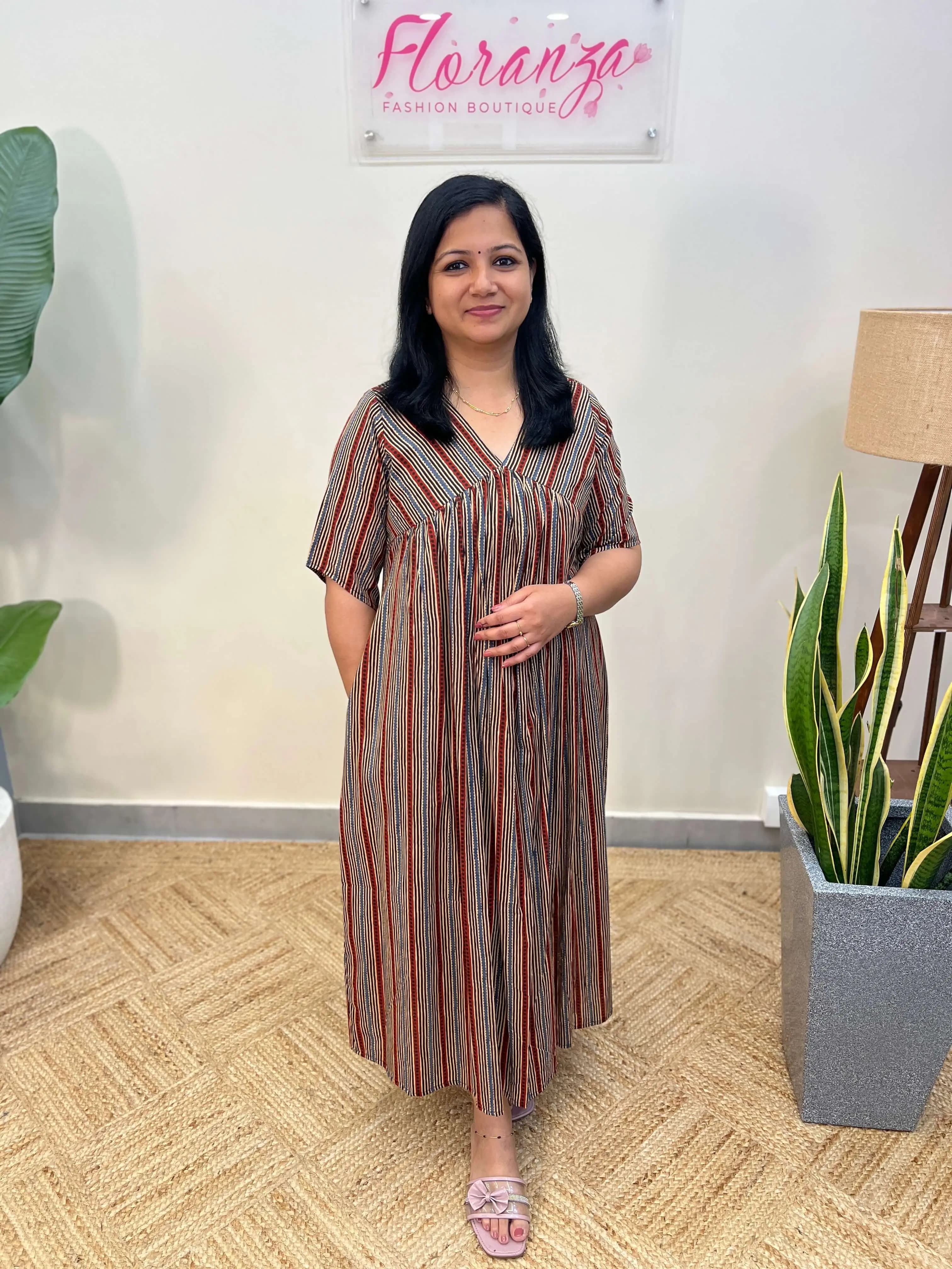 Florista Alia Cut Kurti In  Cotton - H