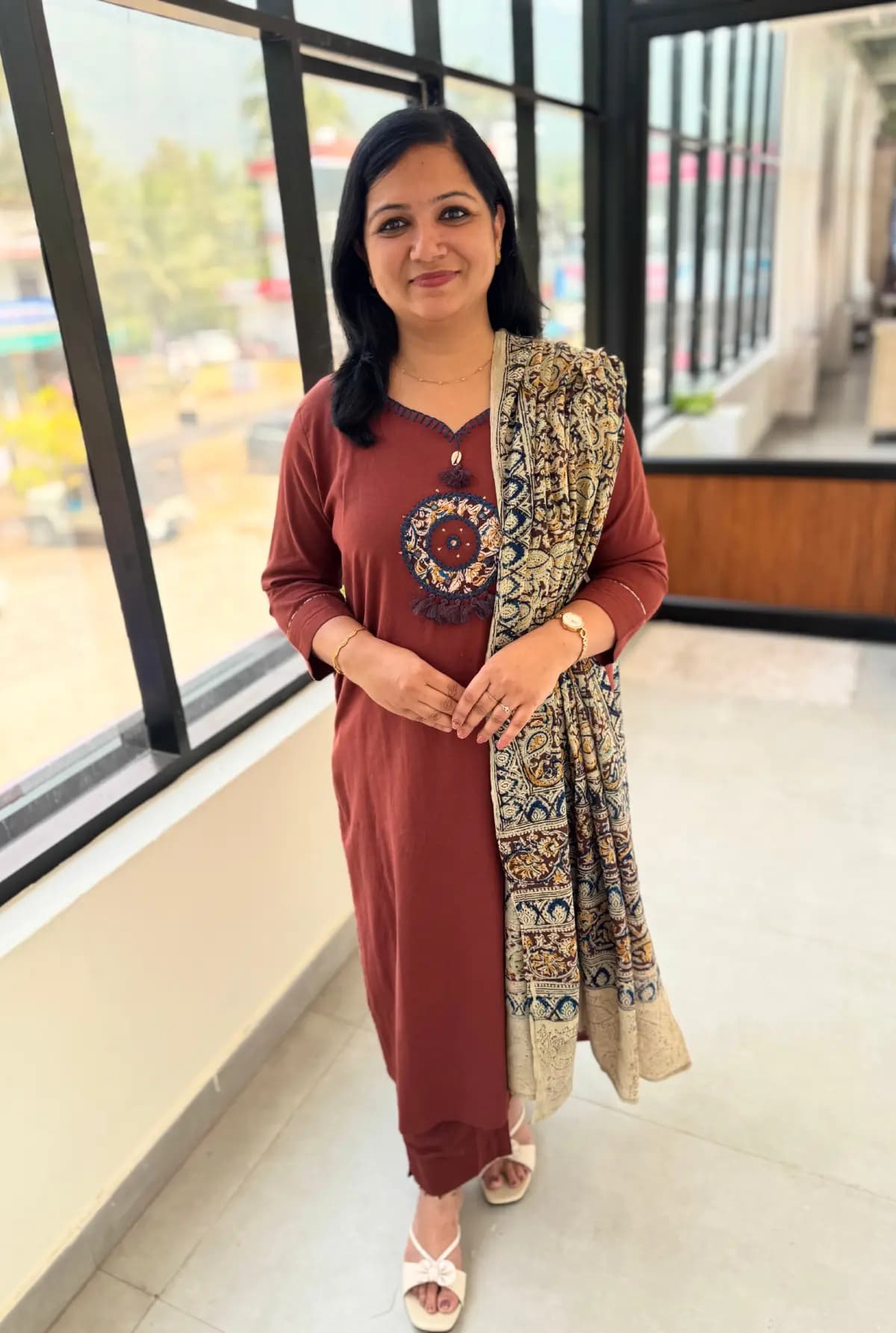 3 Piece Set in Cotton - Brown