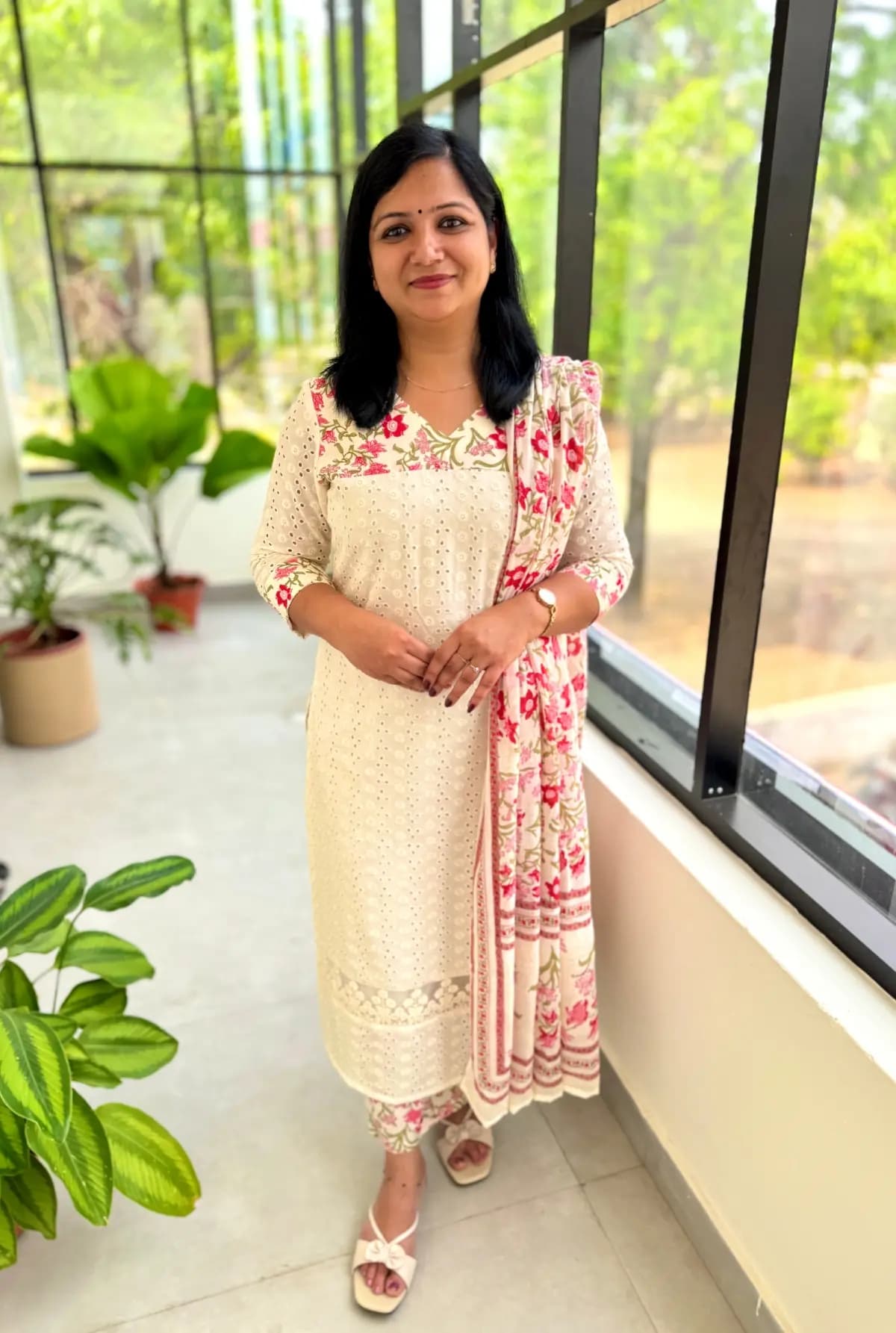 Florista 3 Piece Set in Hakoba - Off-white