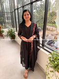 3 Piece Set in Mul Cotton - Black (4144D) - BLACK / M