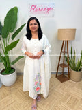 3 Piece Set in Pure Cotton - Off-white (4057B) - Off-White / S
