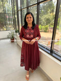 3 Piece Set in Soft Cotton - Coffee Brown (4064B) - Coffee Brown / M