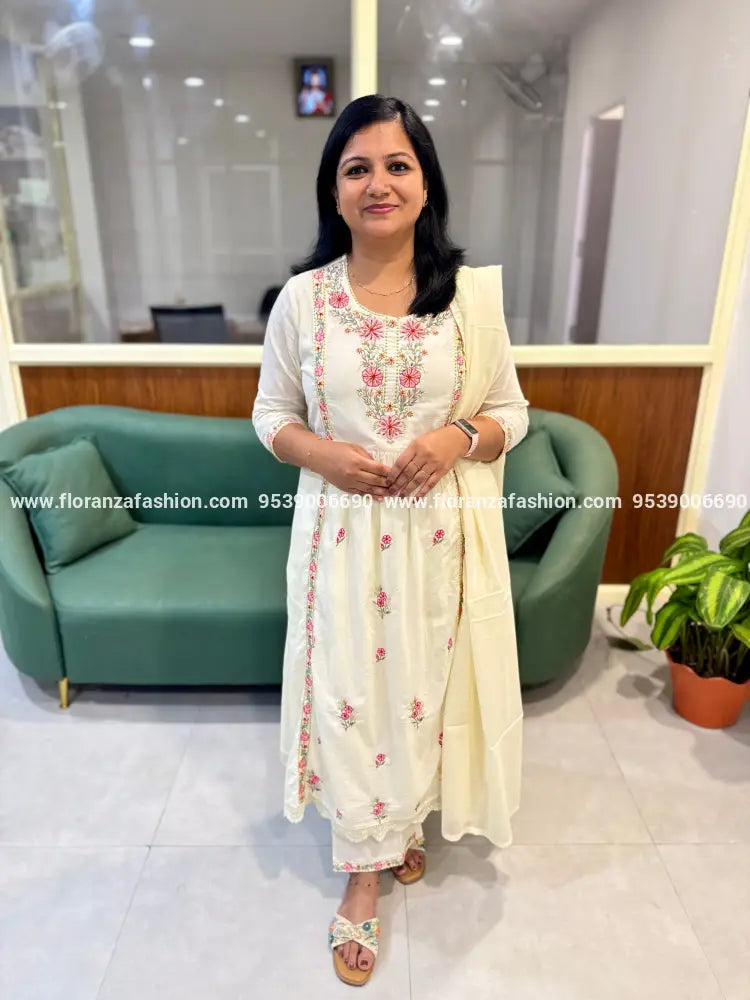 3 Piece Set in Soft Mul-Cotton - 3737 - M