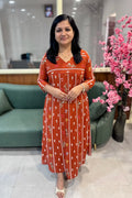 Florista Kurti In Mul-Chanderi - 3604