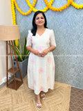 Florista Onam Special Kurti In Kora Cotton (3847A)