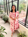 Florista 3 Piece Set In Printed Cotton - 3669