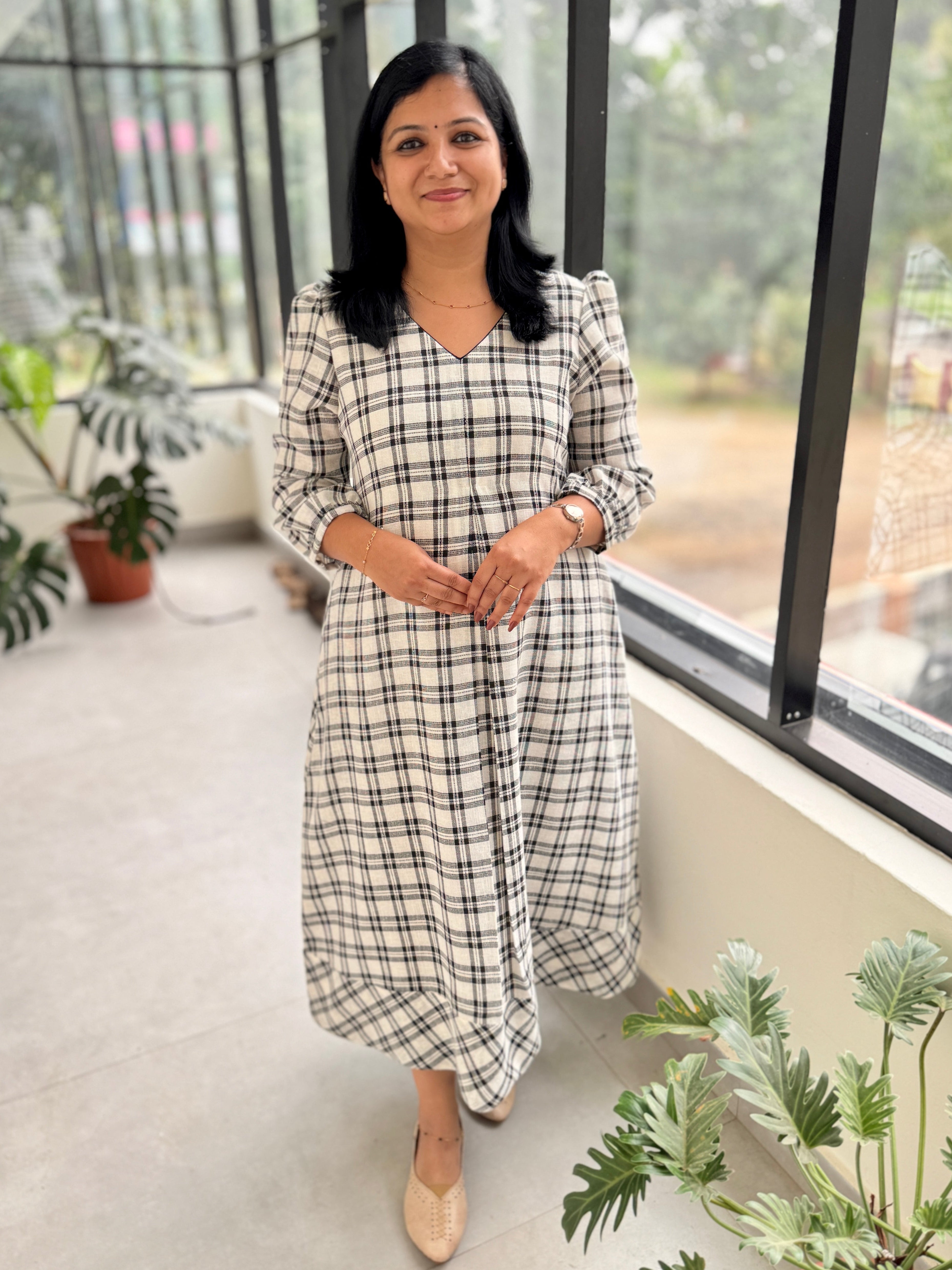 Florista Kurti in Imported Cotton - 3802