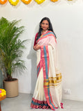 Onam Special saree in Kerala Cotton - 3822