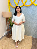 Pre-Book Onam Special Florista Kurti In Slub Silk - (3842)
