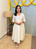 Pre-Book Onam Special Florista Kurti In Slub Silk - (3843)
