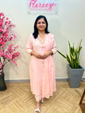 3 Piece Set In soft mul cotton-LightPeach  (3880)