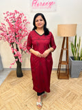 Florista Kurti in Berlin-Reddish Maroon(3915)