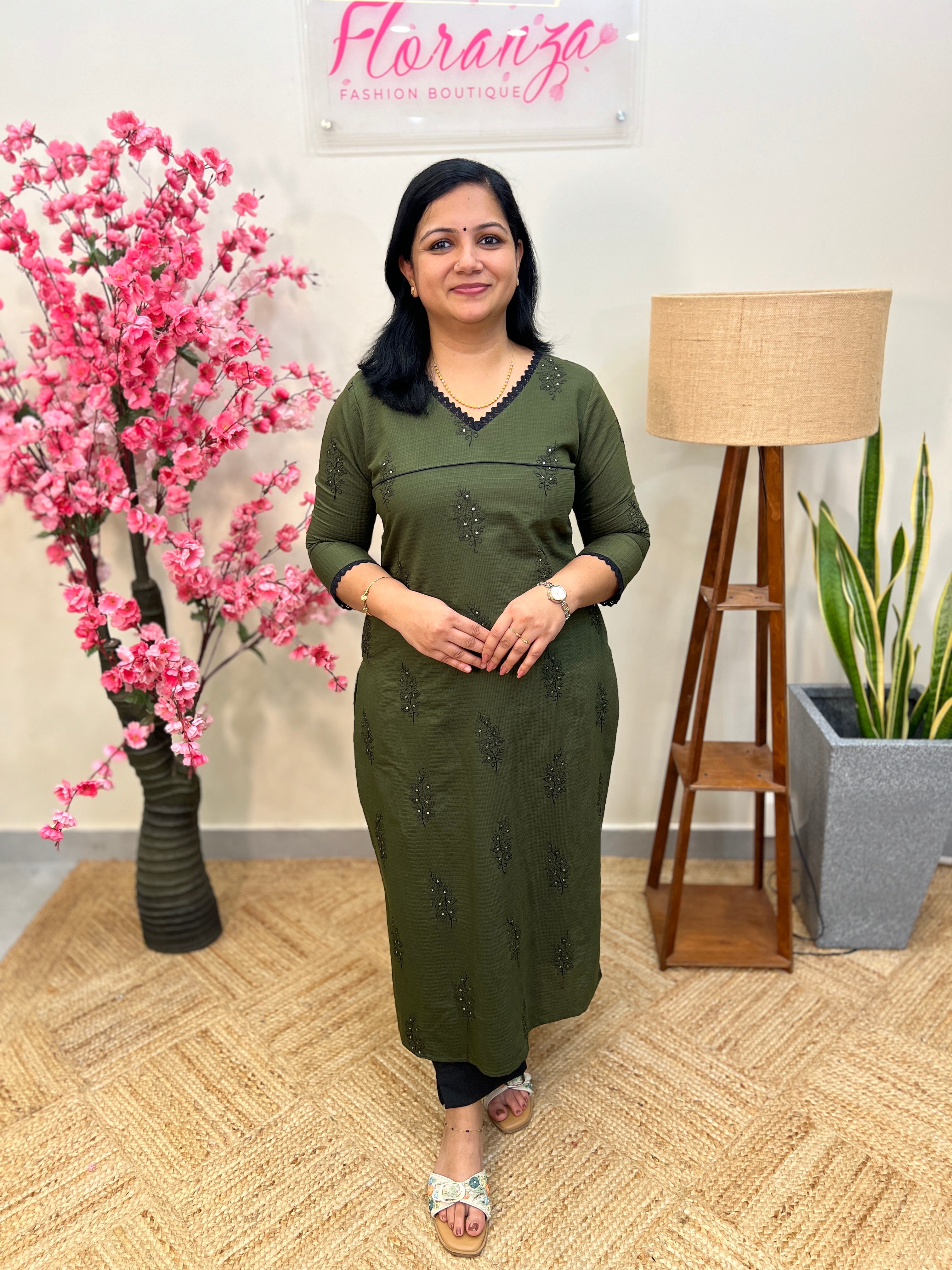 Florista Kurti in Berlin-Mehandi Green(3915)