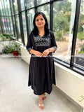 Aline Kurti In South Cotton - Black (3945A) - Black / M