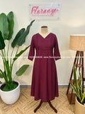 Branded Aline Kurti in Cotton - Purple (1003D) - Purple / L