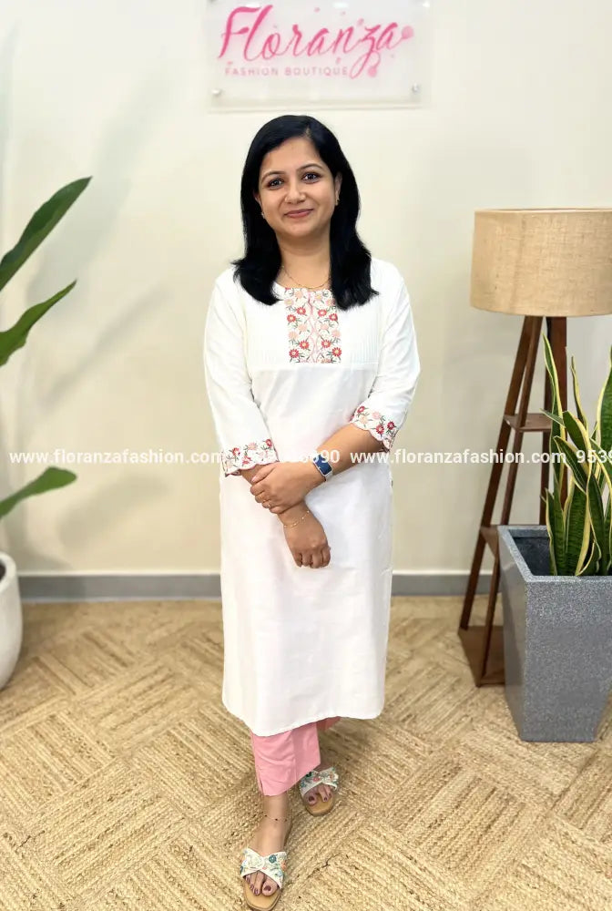 Branded Kurti In Slub Silk - 3634