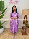Florista 2 Piece Set in Cotton - Lavender (4059A) - LAVENDER / M