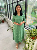 Florista 2 Piece Set in South Weaved Cotton - 3780 - Pastel Green / M