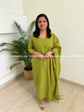 Florista 3 Piece Set in Weaved Cotton - Bright Green (4024E) - Bright Green / S