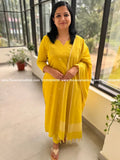 Florista 3 Piece Set in Weaved Cotton - Yellow (4042A) - Yellow / S
