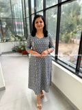 Florista Aline Kurti in Ikat - Ash (3996A) - Ash / XS