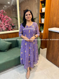 Florista Aline Kurti in Mul-Chiffon - Lavender (4141A) - LAVENDER / S