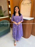 Florista Aline Kurti in Mul-Chiffon - Lavender(4171A) - LAVENDER / S