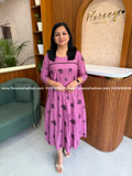 Florista Aline Kurti in Vatican Silk - Lavender (4161C) - LAVENDER / S