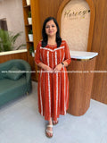 Florista Designer Aline Kurti in Cotton - Brick Orange(4129A) - Brick Orange / M