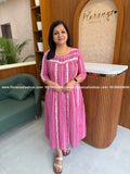 Florista Designer Aline Kurti in Cotton - Pink (4129C) - Pink / M