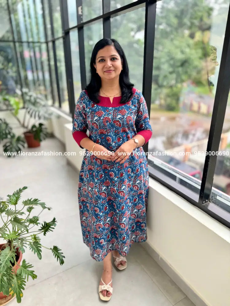 Florista Kurti In Cotton - 3827