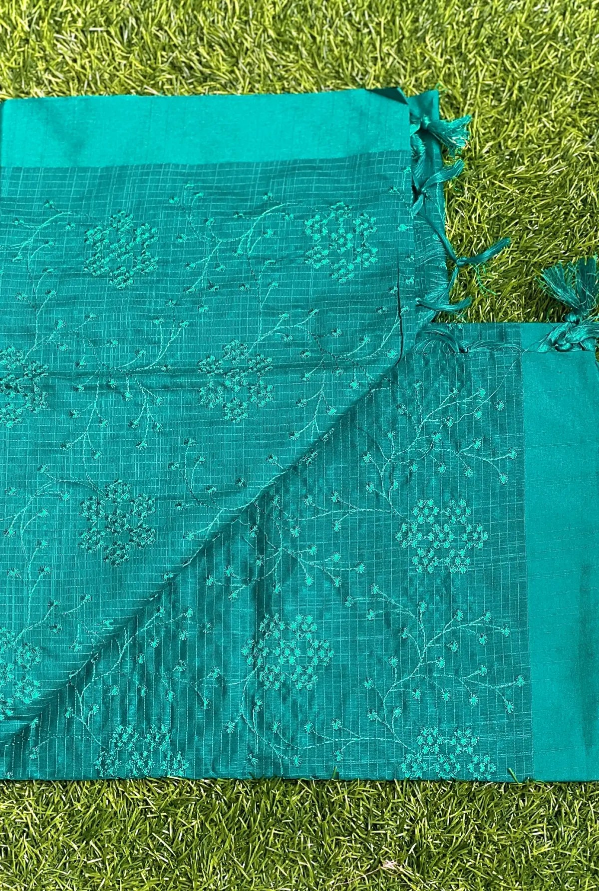 Kota Fabric Dupatta with Embroidery - 1530N