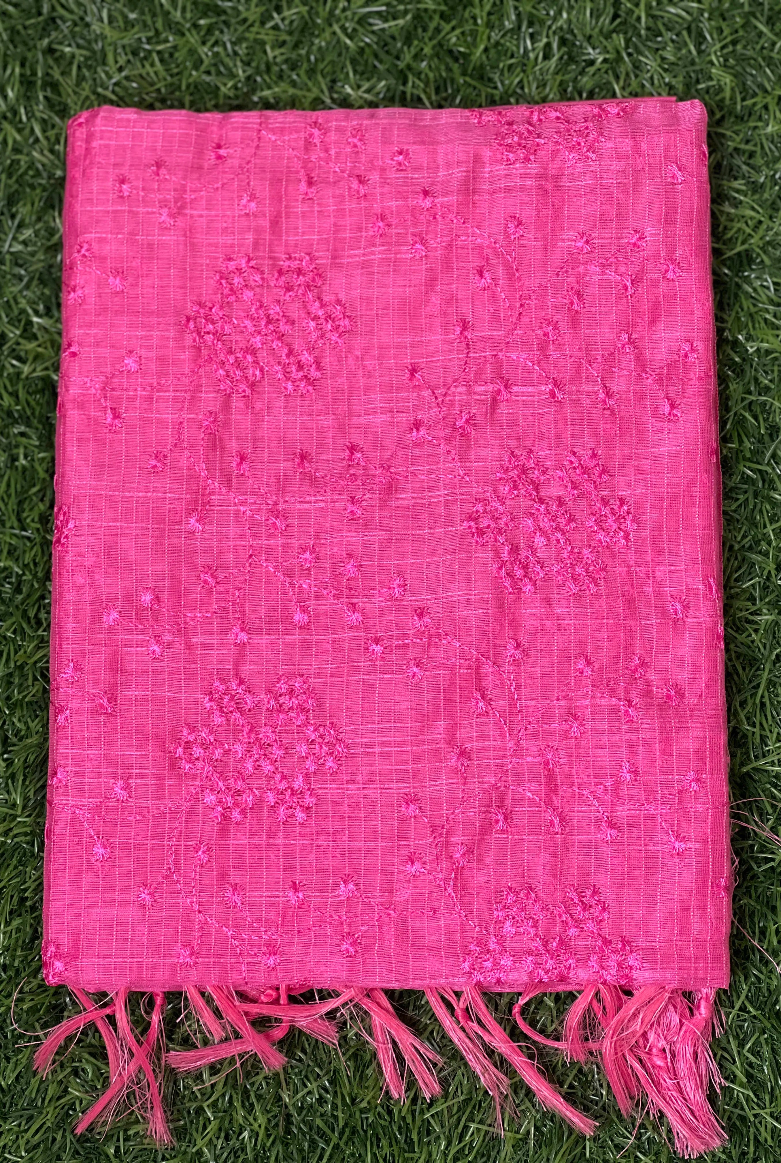 Kota Fabric Dupatta with Embroidery - 1530R