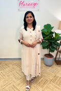 3 piece set in soft mul-cotton - Light Beige (3221)