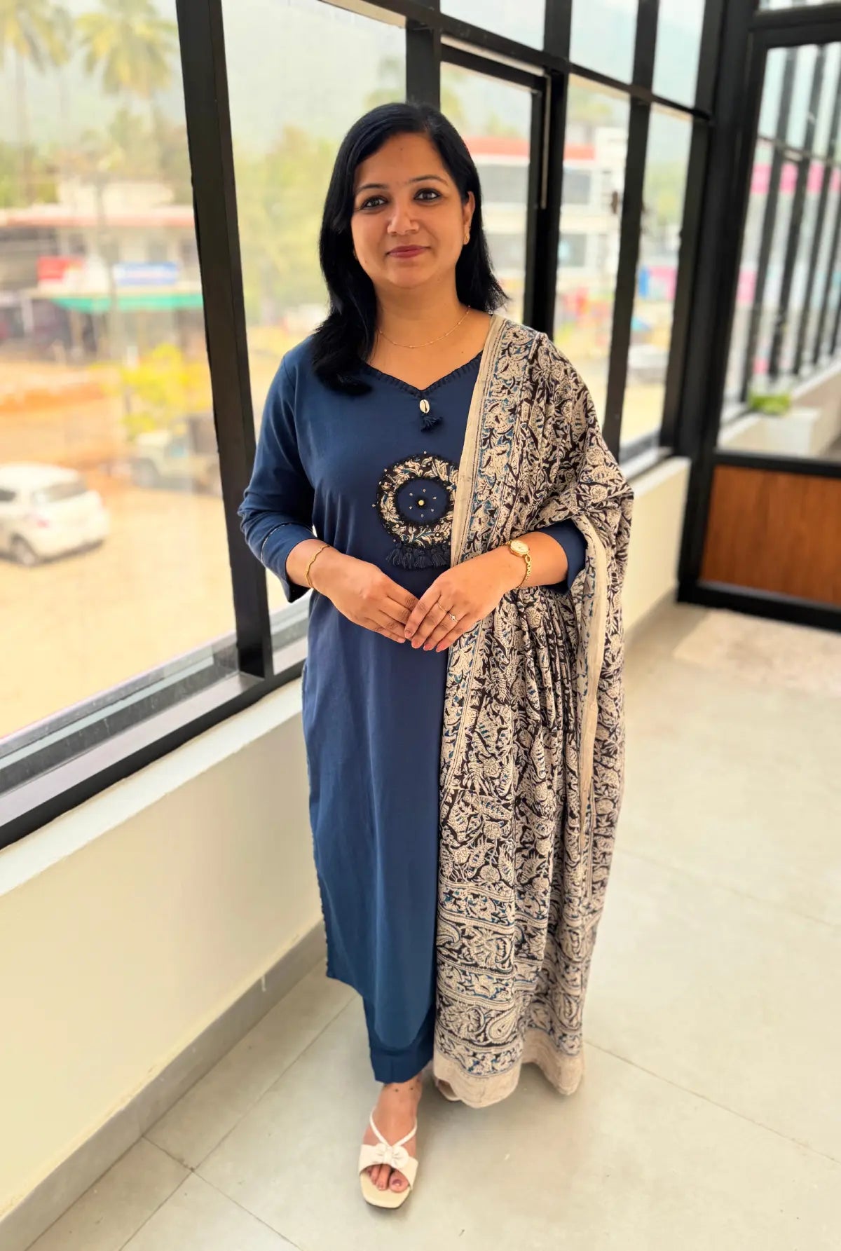 3 Piece Set in Cotton - Blue (3231)