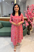 Florista Kurti In Mul-Chanderi - 3604