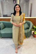 3 Piece Set In Printed Cotton - 3728