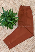 Our Own Brand Premium Bottom in Thar Laffer Cotton - 2744 - DARK BRICK / S