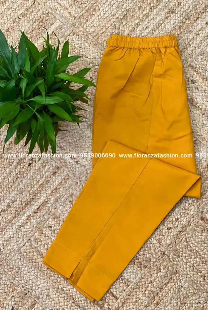 Our Own Brand Premium Bottom in Thar Laffer Cotton - 2744 - MUSTRAD YELLOW / S