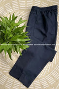 Our Own Brand Premium Bottom in Thar Laffer Cotton - 2744 - navy blue / S