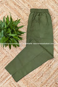 Our Own Brand Premium Bottom in Thar Laffer Cotton - 2744 - OLIVE GREEN / S