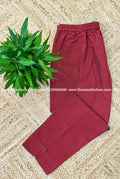 Our Own Brand Premium Bottom in Thar Laffer Cotton - 2744 - S / DUSTY MAROON