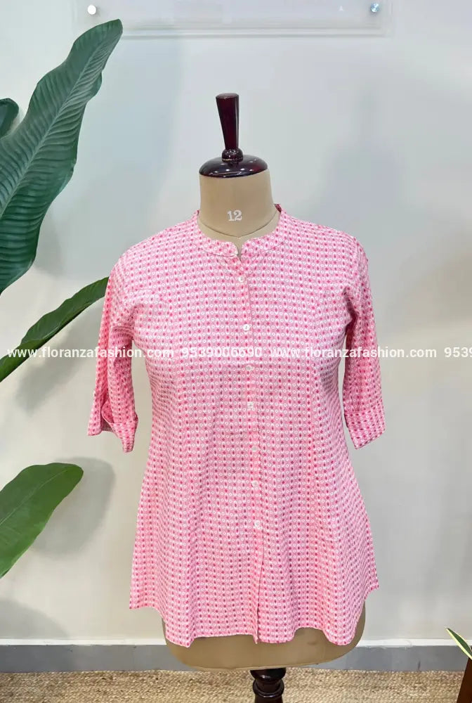 Short Kuurti in Cotton - Pink (1004A) - Pink / M