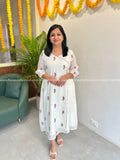 Pre-book Onam Special Florista Kurti In Mul-Chanderi - (3836A)