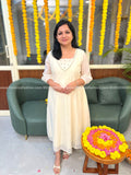 Florista Onam Special Kurti in Mul-Chanderi - (3812A)