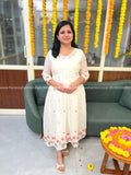 Florista Onam Special Kurti in Mul- Chanderi - (3816A)